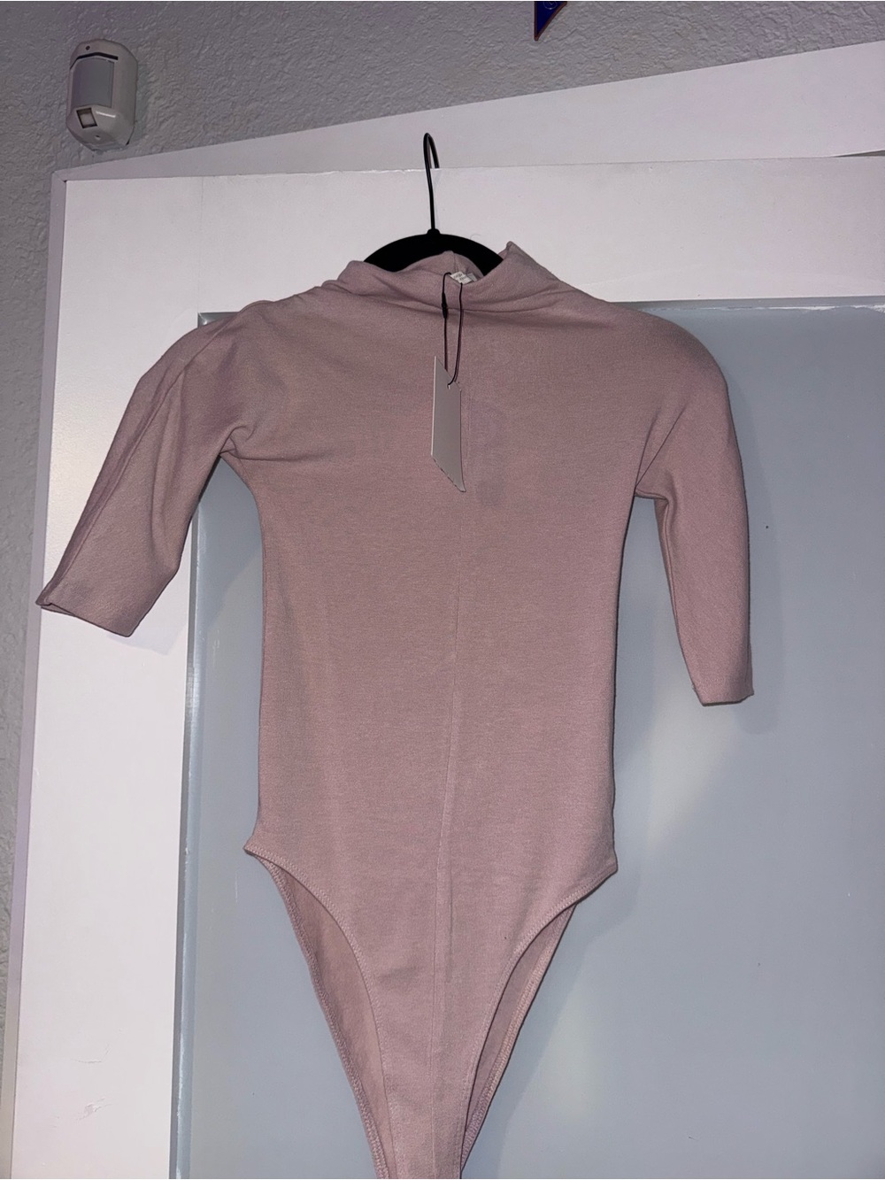 Zara Dusty Mauve Long-Sleeve Bodysuit
